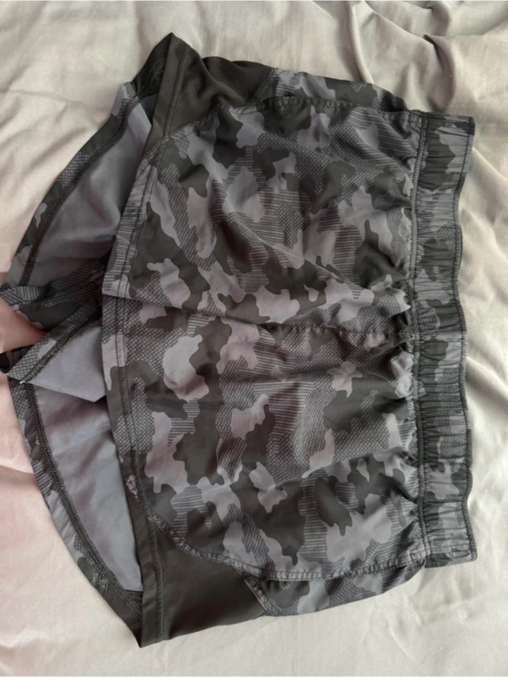 Athletic Works Gray Camo Running Shorts